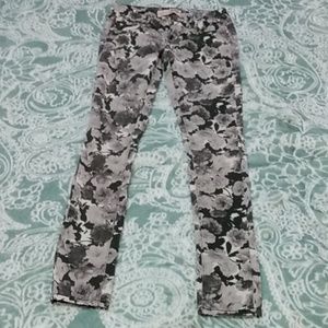 579 grey rose pants